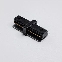 Прямой коннектор для однофазного трекового шинопровода MKA-001-2 Черный