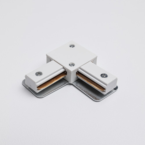 Угловой коннектор для однофазного трекового шинопровода MKA-002-1 Белый Угловой коннектор для однофазного трекового шинопровода MKA-002-1 Белый