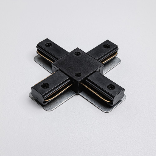 Х-коннектор для однофазного трекового шинопровода MKA-004-2 Черный Х-коннектор для однофазного трекового шинопровода MKA-004-2 Черный