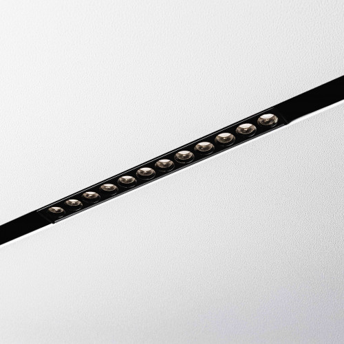 Магнитный трековый светильник MKL-102-12W3K-B Черный 220x22x44