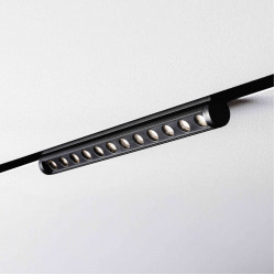 Магнитный трековый светильник MKL-104-12W3K-B Черный 243x22x67, 48V, 12W 840 lm 3000 К 36°, LED Osram, CRI>90