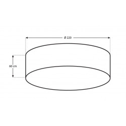Потолочный светильник MIKAMI AURA, MKD-220-4K-W, Белый, 24W, 2500lm, 4000K, CRI>90, Ø220, 120°