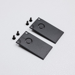 Торцевая заглушка для встраиваемого трекового шинопровода MKA-2R-EC-B Черный