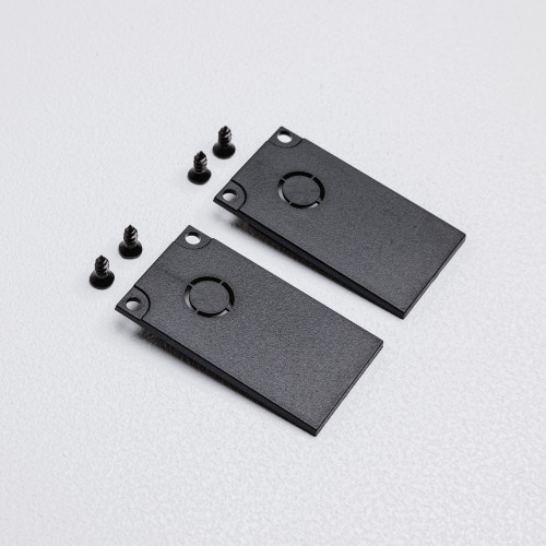 Торцевая заглушка для встраиваемого трекового шинопровода MKA-2R-EC-B Черный