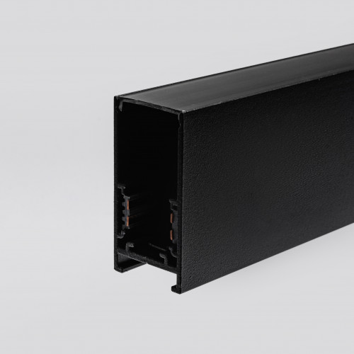 Магнитный накладной трековый шинопровод Terra MKT-2S-300-B 3м Черный