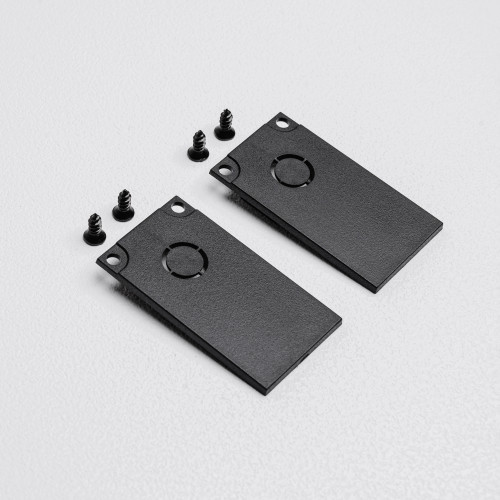 Торцевая заглушка для накладного трекового шинопровода MKA-2S-EC-B Черный