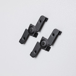 Фиксатор для накладного монтажа накладного магнитного трекового шинопровода MKA-2S-H-B Черный