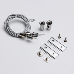 Тросовый подвес для накладного магнитного трекового шинопровода MKA-2S-SW-B Черный